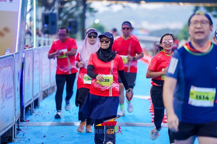 Race photo from CISANGKAN KBP CITY RUN 2025