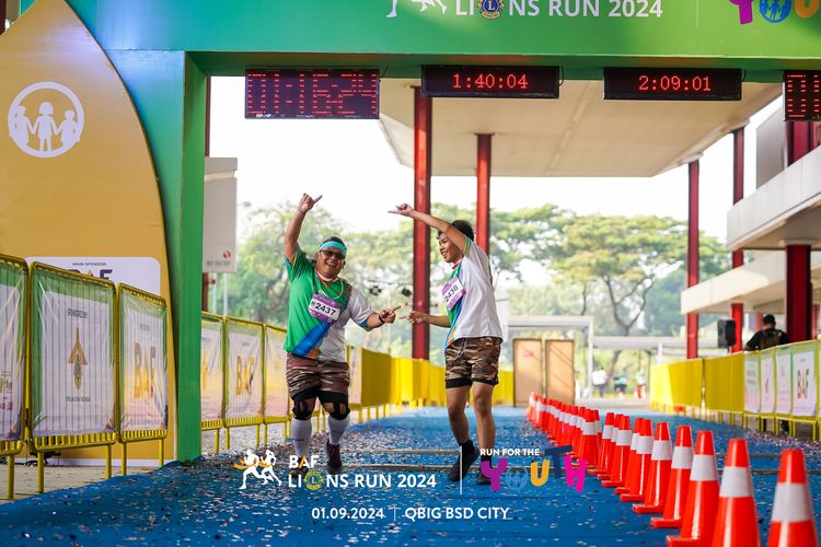 Race photo from BAF LIONS RUN 2024
