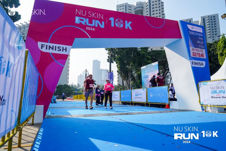 Race photo from Nu Skin Run 10K