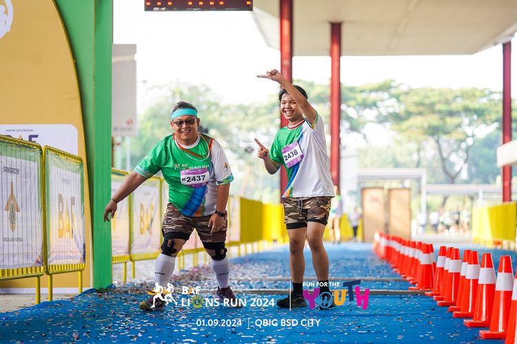 Race photo from BAF LIONS RUN 2024