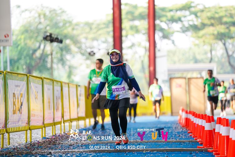 Race photo from BAF LIONS RUN 2024