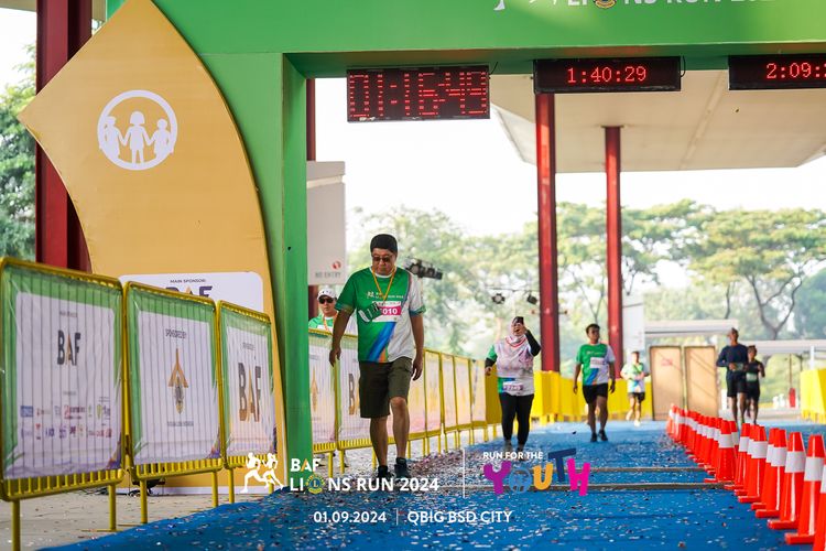 Race photo from BAF LIONS RUN 2024