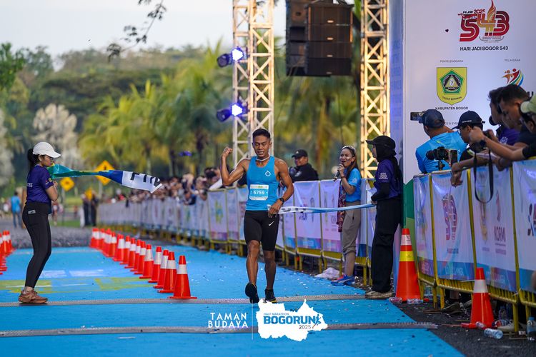 Race photo from Taman Budaya x BOGORUN 2025