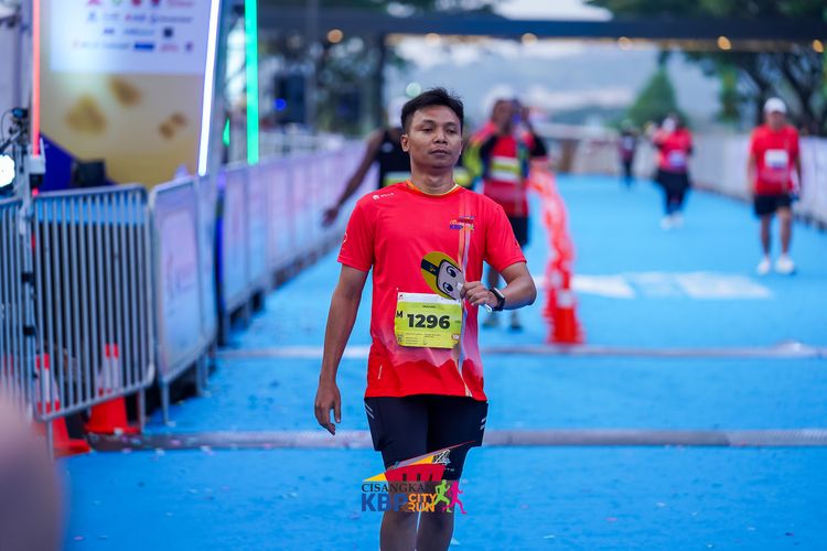 Race photo from CISANGKAN KBP CITY RUN 2025