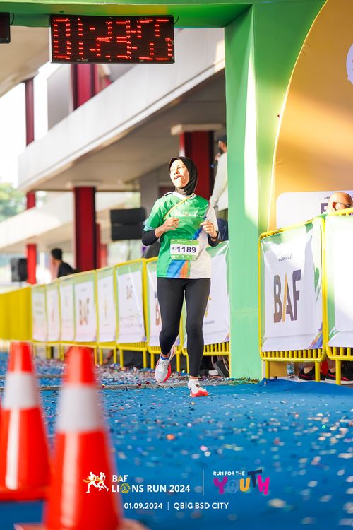Race photo from BAF LIONS RUN 2024