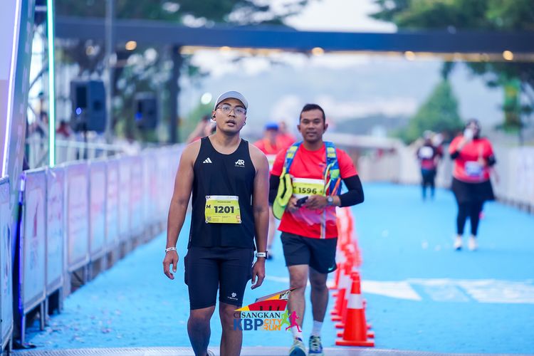 Race photo from CISANGKAN KBP CITY RUN 2025