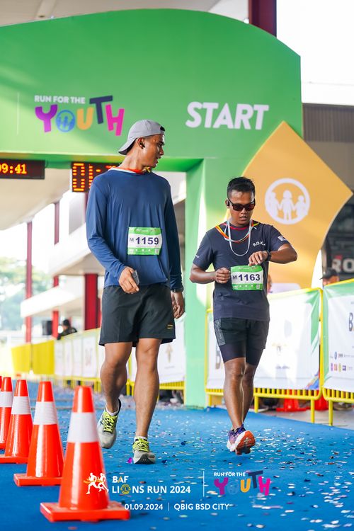 Race photo from BAF LIONS RUN 2024