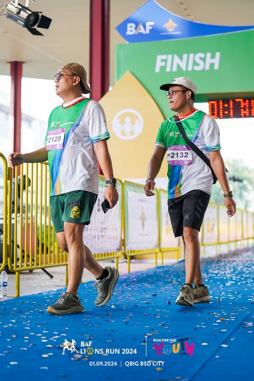 Race photo from BAF LIONS RUN 2024
