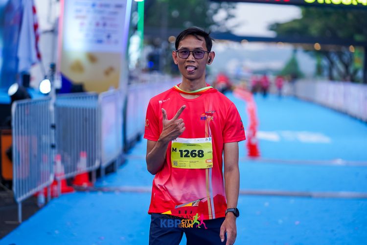 Race photo from CISANGKAN KBP CITY RUN 2025
