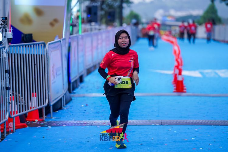 Race photo from CISANGKAN KBP CITY RUN 2025