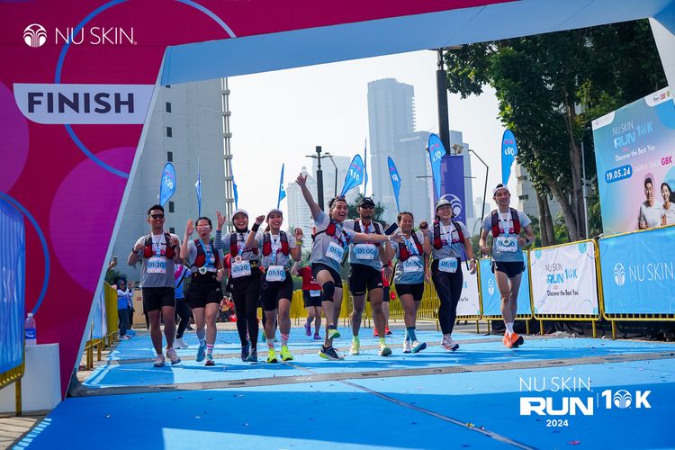 Race photo from Nu Skin Run 10K