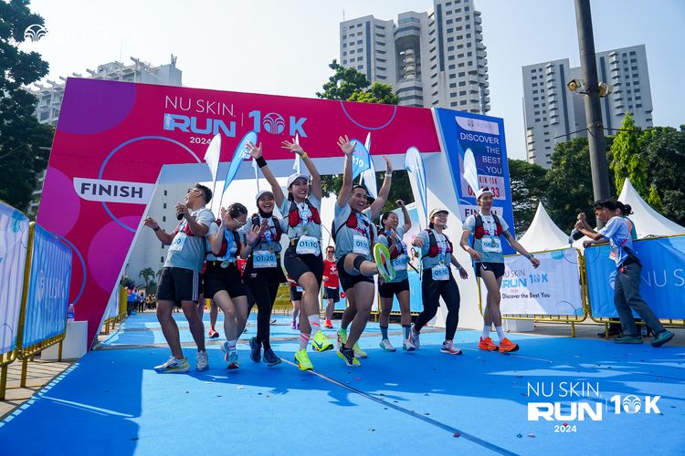 Race photo from Nu Skin Run 10K