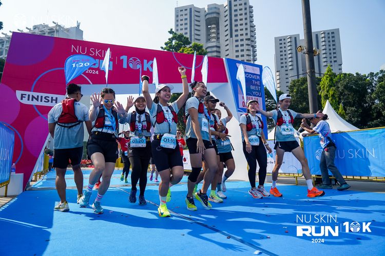 Race photo from Nu Skin Run 10K