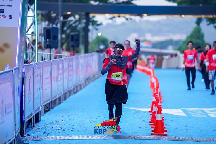 Race photo from CISANGKAN KBP CITY RUN 2025