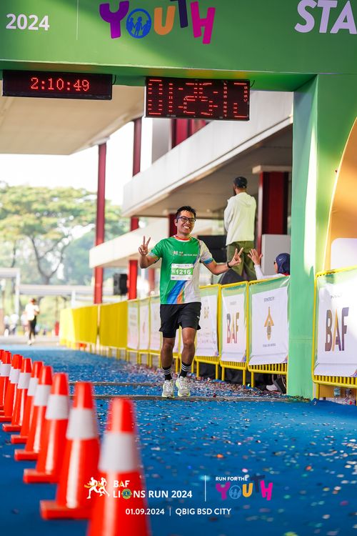 Race photo from BAF LIONS RUN 2024