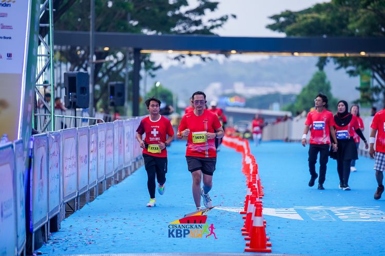 Race photo from CISANGKAN KBP CITY RUN 2025