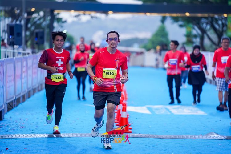 Race photo from CISANGKAN KBP CITY RUN 2025