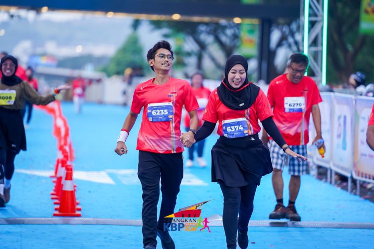 Race photo from CISANGKAN KBP CITY RUN 2025