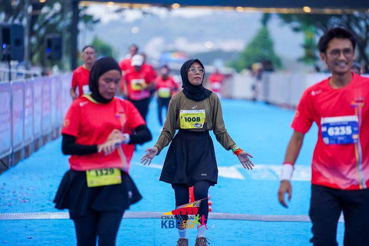 Race photo from CISANGKAN KBP CITY RUN 2025