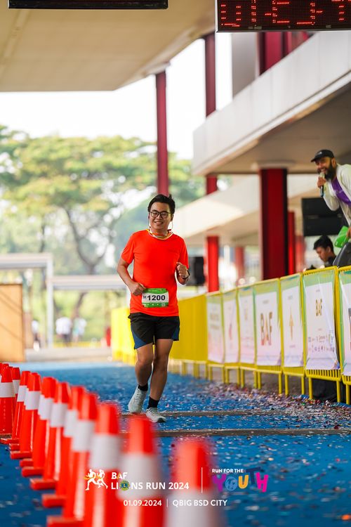 Race photo from BAF LIONS RUN 2024