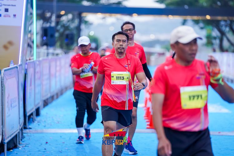 Race photo from CISANGKAN KBP CITY RUN 2025