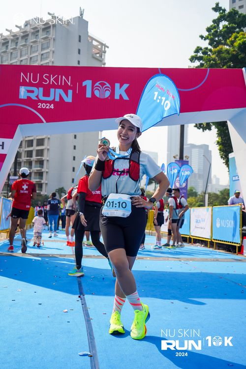 Race photo from Nu Skin Run 10K