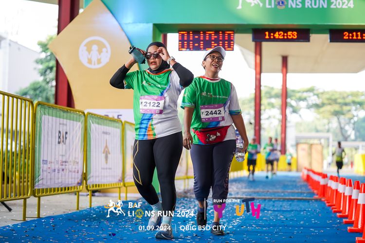 Race photo from BAF LIONS RUN 2024