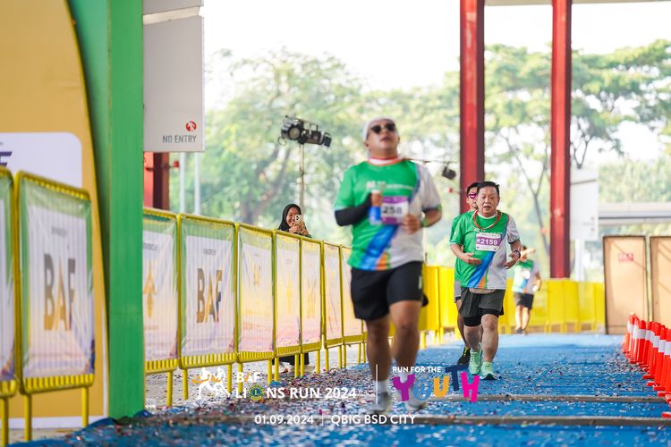 Race photo from BAF LIONS RUN 2024