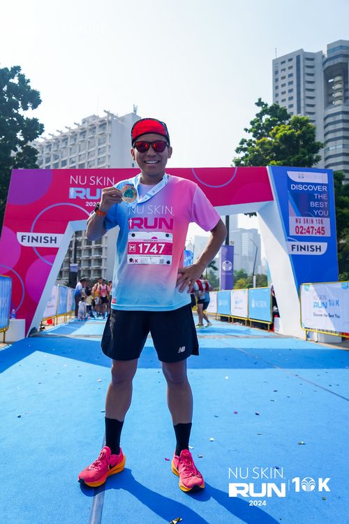Race photo from Nu Skin Run 10K