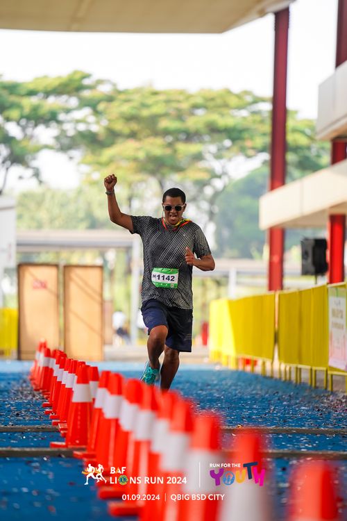 Race photo from BAF LIONS RUN 2024