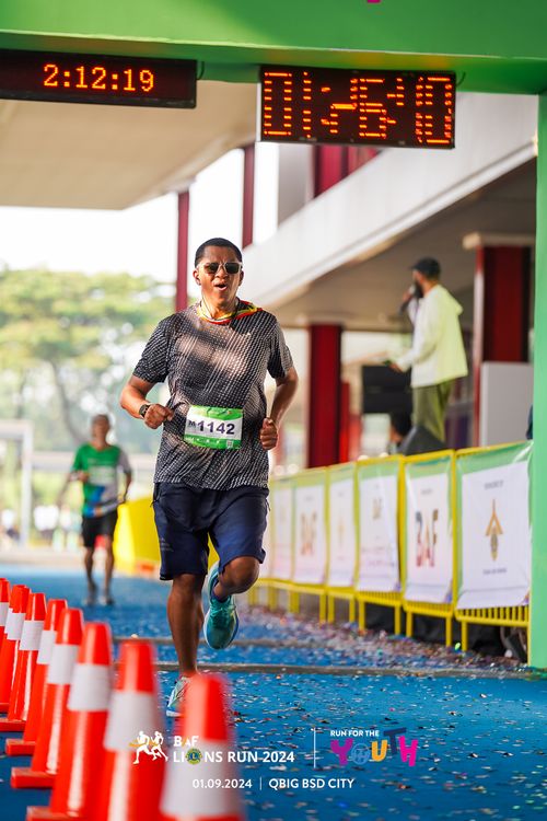 Race photo from BAF LIONS RUN 2024