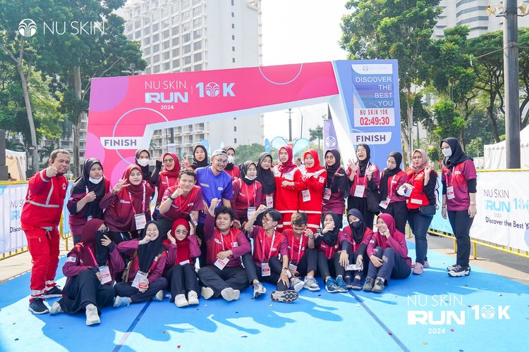 Race photo from Nu Skin Run 10K