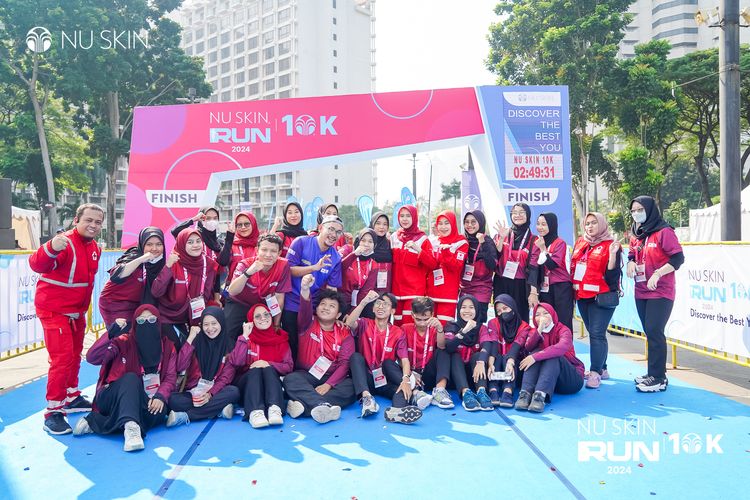 Race photo from Nu Skin Run 10K