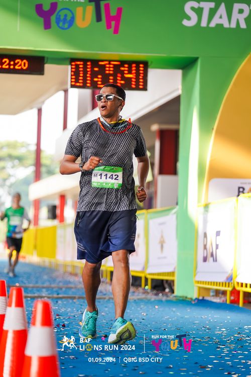 Race photo from BAF LIONS RUN 2024