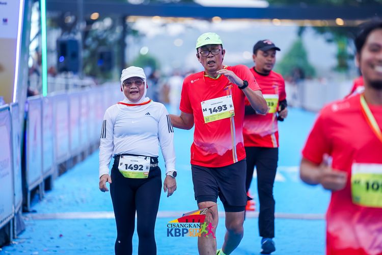 Race photo from CISANGKAN KBP CITY RUN 2025