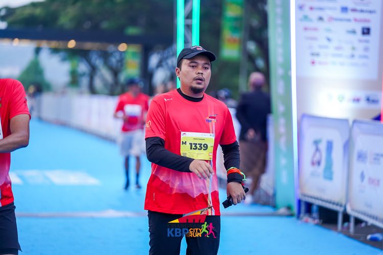 Race photo from CISANGKAN KBP CITY RUN 2025