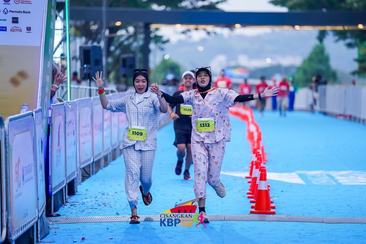 Race photo from CISANGKAN KBP CITY RUN 2025