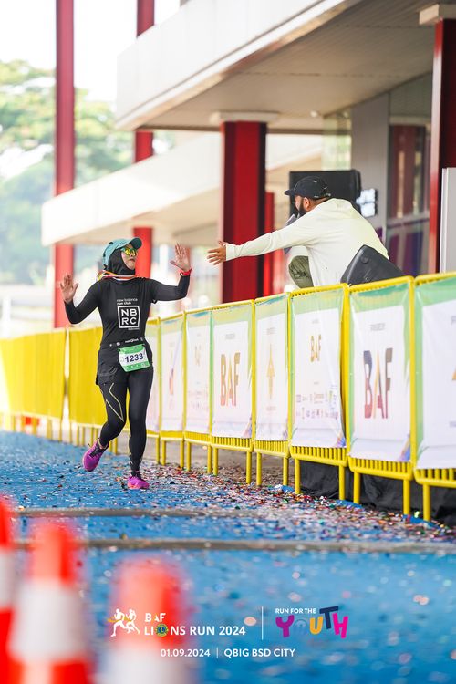 Race photo from BAF LIONS RUN 2024