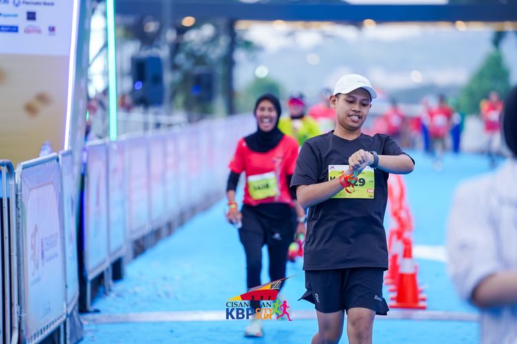 Race photo from CISANGKAN KBP CITY RUN 2025