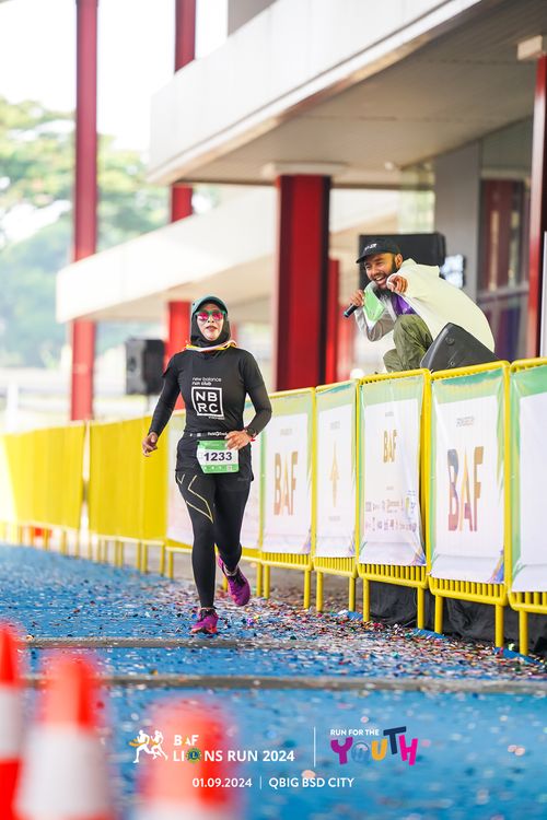 Race photo from BAF LIONS RUN 2024