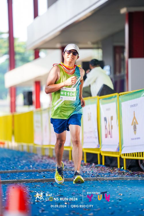 Race photo from BAF LIONS RUN 2024