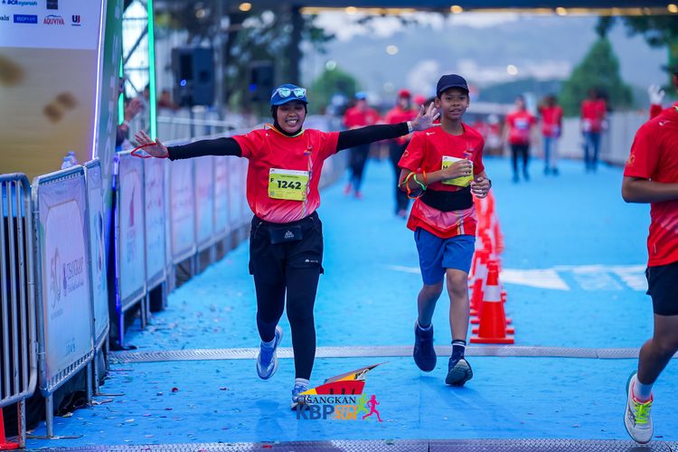 Race photo from CISANGKAN KBP CITY RUN 2025