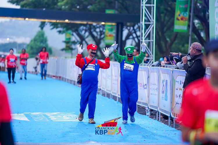 Race photo from CISANGKAN KBP CITY RUN 2025