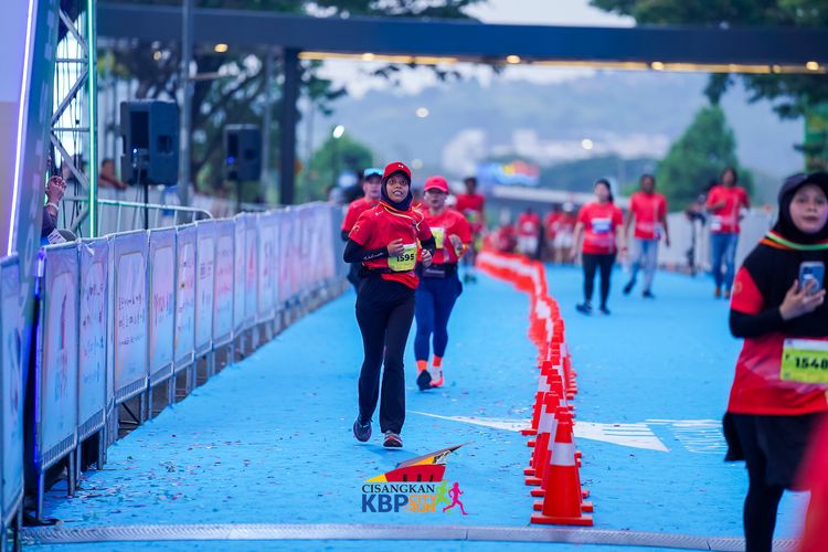 Race photo from CISANGKAN KBP CITY RUN 2025