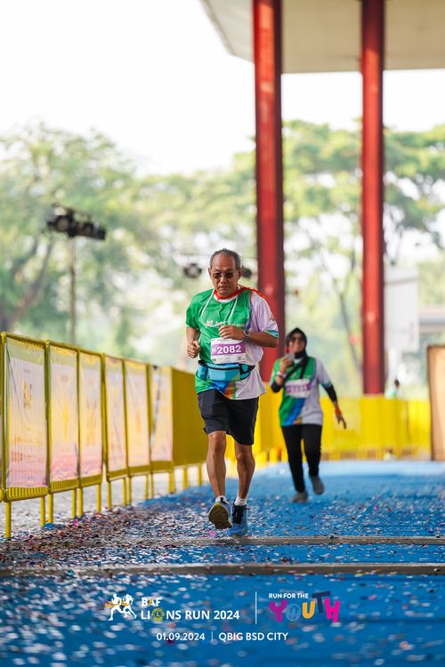 Race photo from BAF LIONS RUN 2024