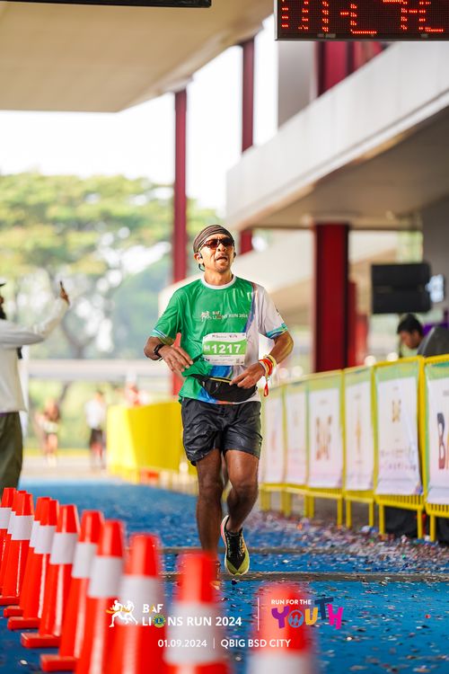 Race photo from BAF LIONS RUN 2024