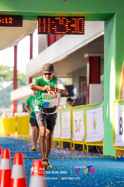 Race photo from BAF LIONS RUN 2024