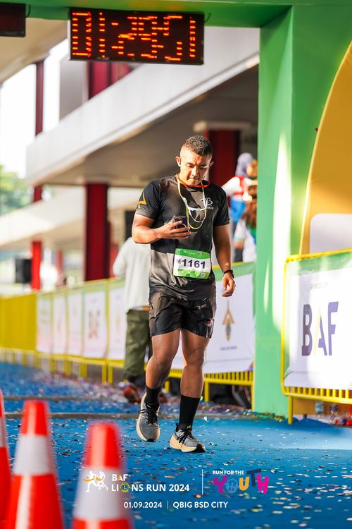 Race photo from BAF LIONS RUN 2024