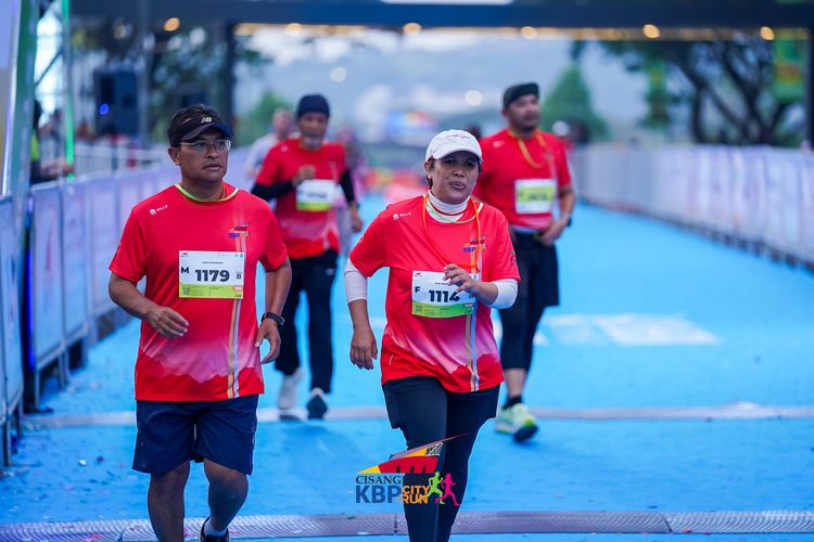 Race photo from CISANGKAN KBP CITY RUN 2025
