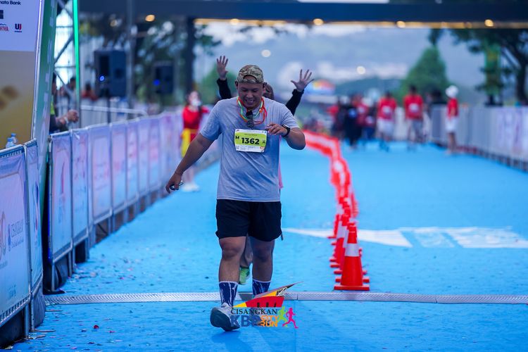 Race photo from CISANGKAN KBP CITY RUN 2025